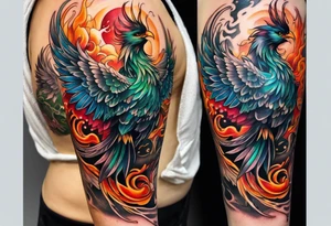 phoenix tattoo idea