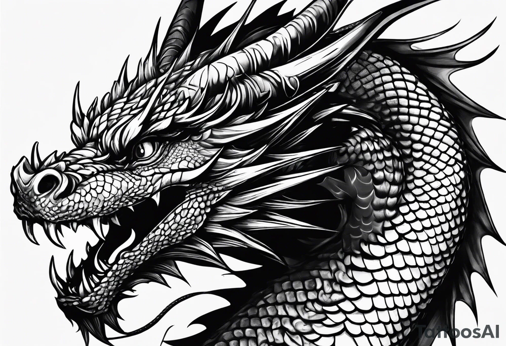 Dragon tattoo idea