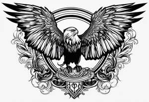 name Karlie Lindsay Dorleen Subero in phoenix wings tattoo idea