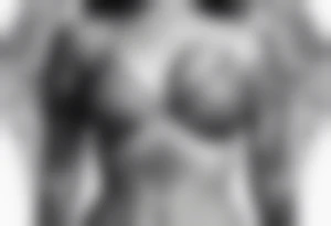Underboob tattoo that follows the shape of the boob tattoo idea
