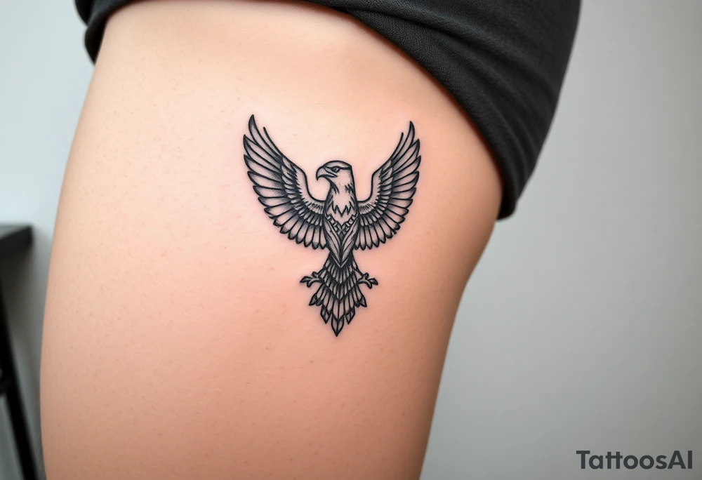 horus is egyptian mythology as a falcon and associated with taurus ruling by venus tattoo idea
