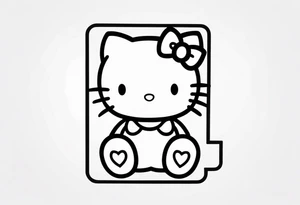 hello kitty tattoo idea