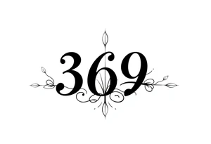 369 tattoo idea