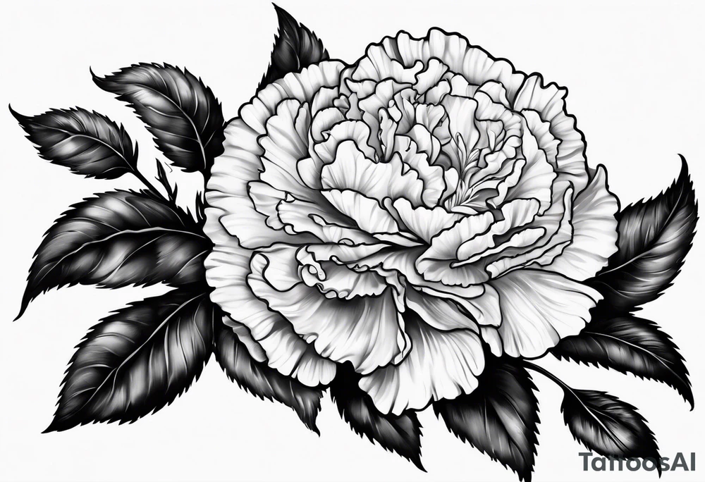 Carnation tattoo idea