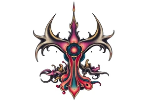 Contagion sign with toxic spill tattoo idea