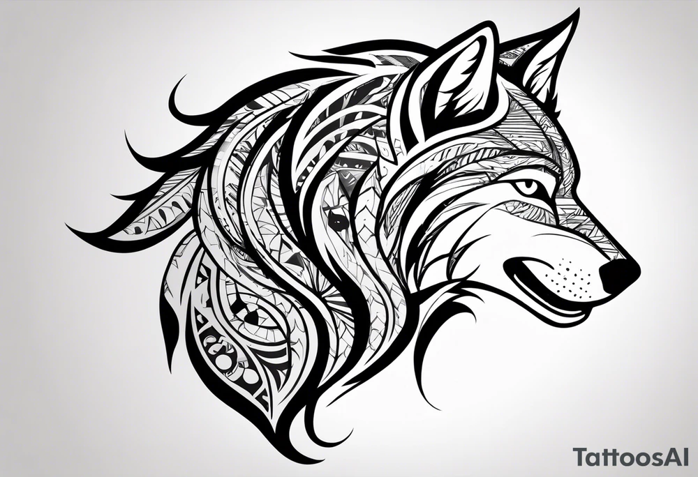 Lobo wolf for a male tattoo tattoo idea