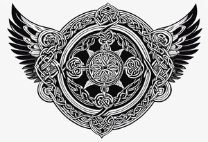celtic circle tattoo idea