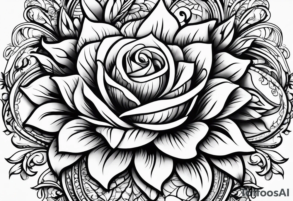 Flower tattoo idea