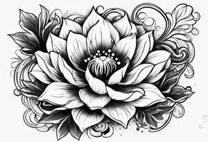 thick water neojapanese tattoo idea