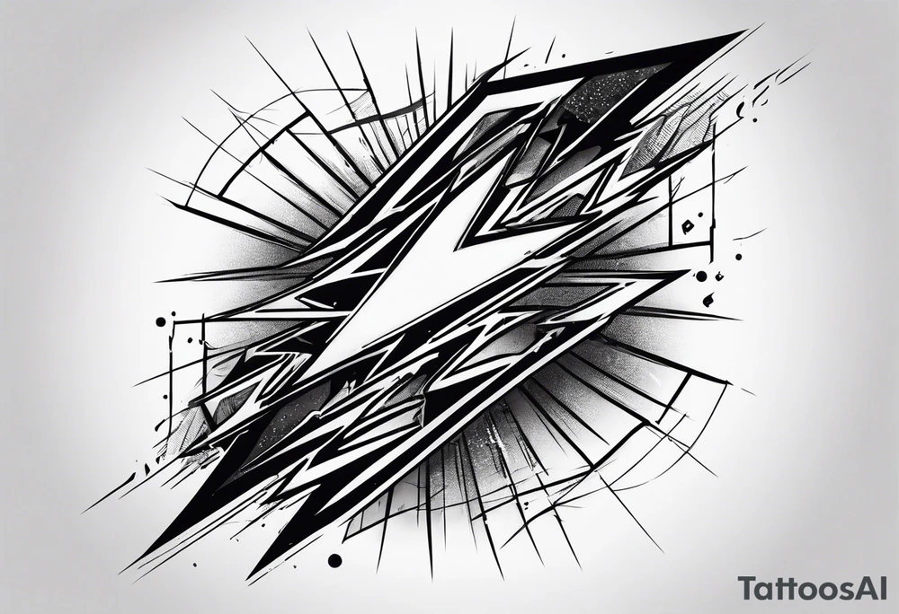 lightning tattoo idea