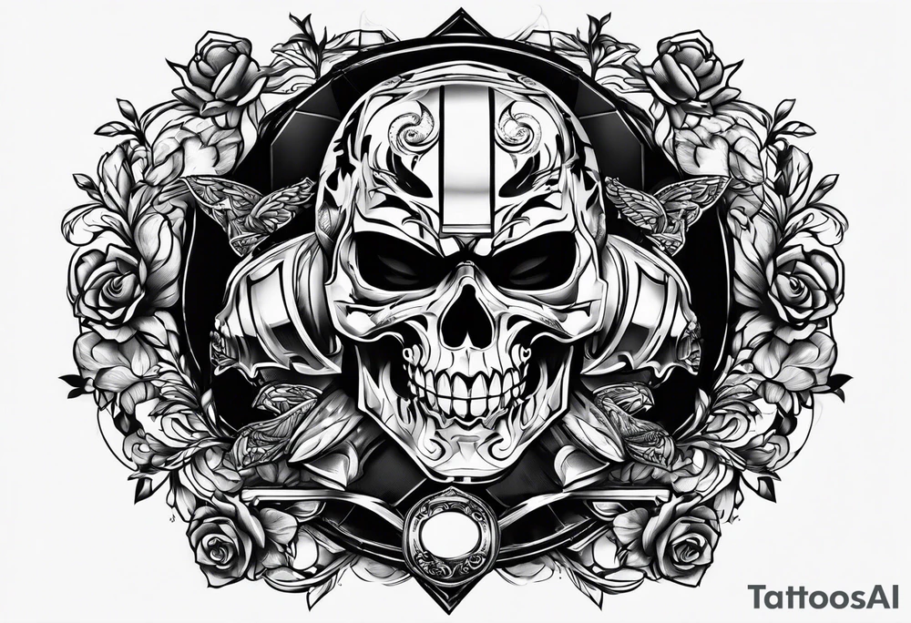 Cage fighter tattoo idea