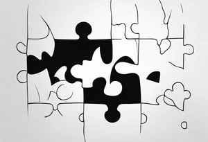 Puzzle Piece tattoo idea