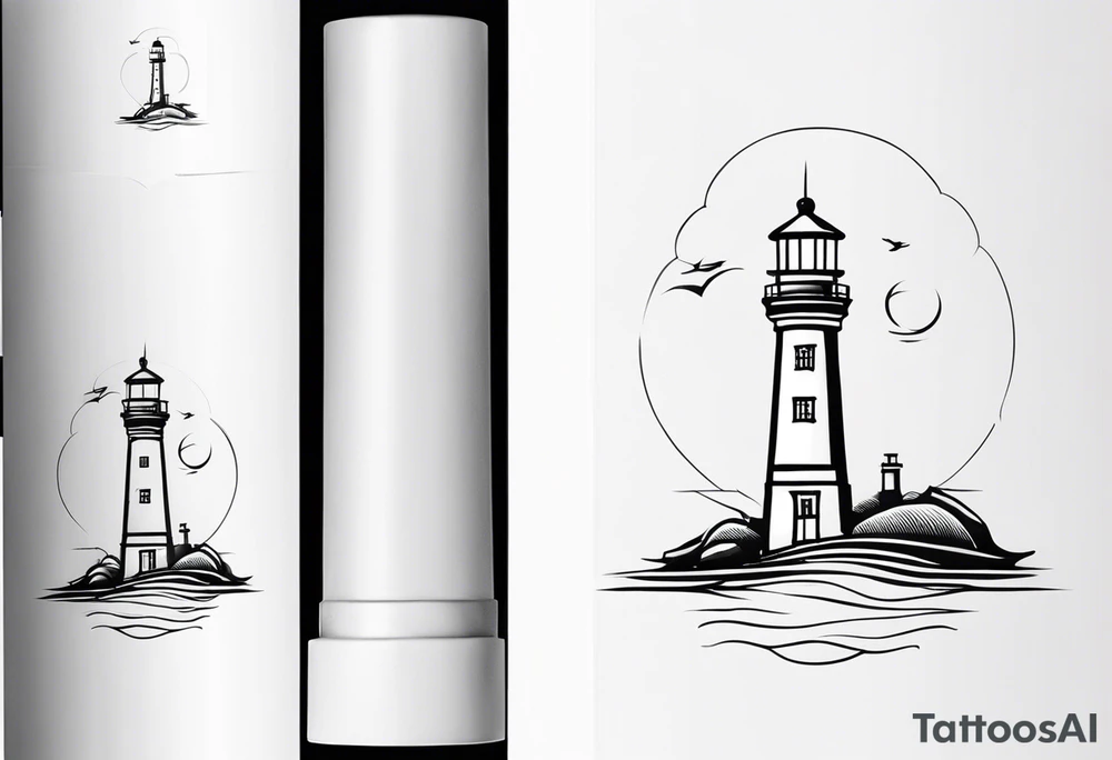 lighthouse tattoo idea