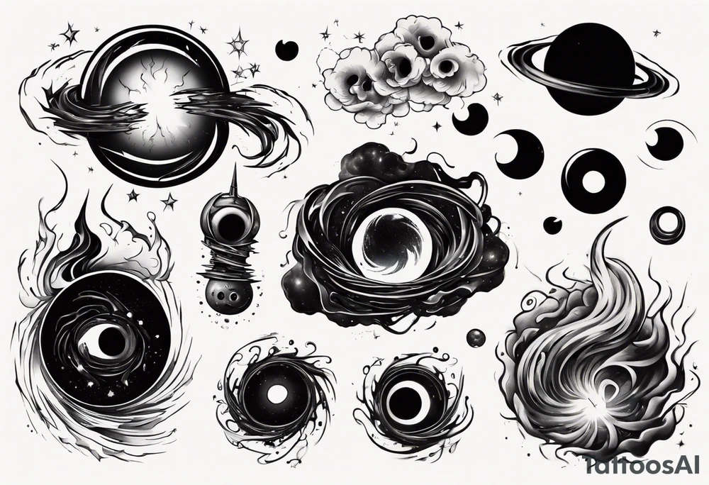 Black Hole tattoo idea