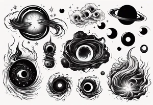 Black Hole tattoo idea