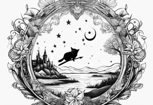 literary tattoo with the little prince, divergent, the hunger games and harry potter tattoo idea