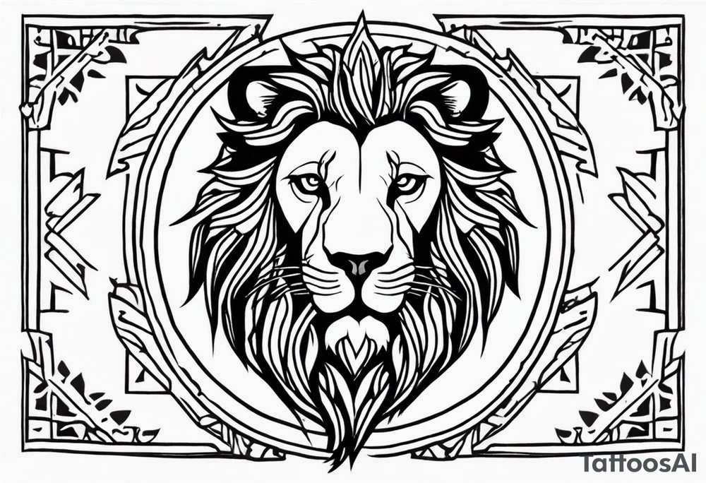 Lion of judah tattoo idea