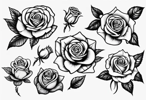 Rose tattoo idea