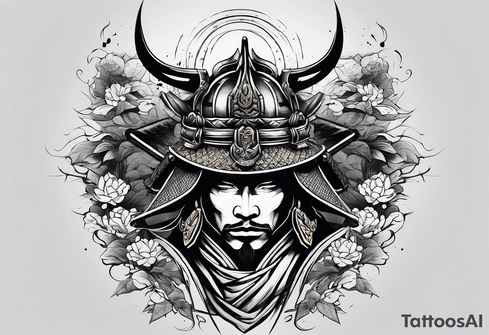 A samurai tattoo idea
