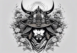 A samurai tattoo idea