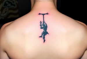 Hanging KKK stick figures tattoo idea