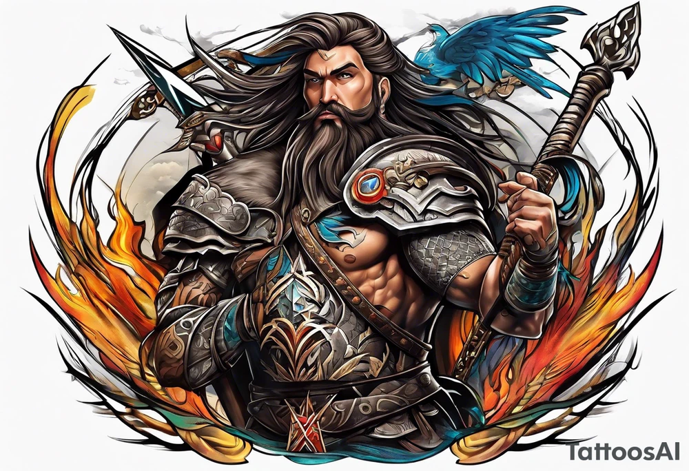 warrior for Christ tattoo idea