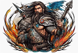 warrior for Christ tattoo idea