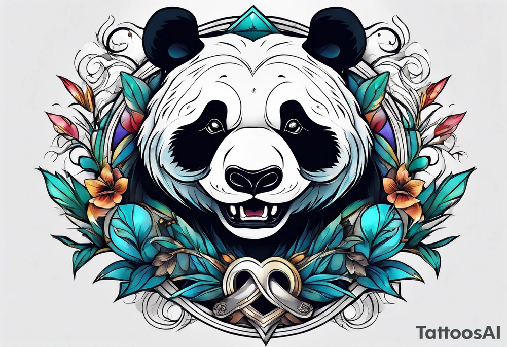 panda tattoo idea