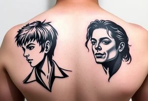 Peter Pan and
 Michael Jackson. tattoo idea