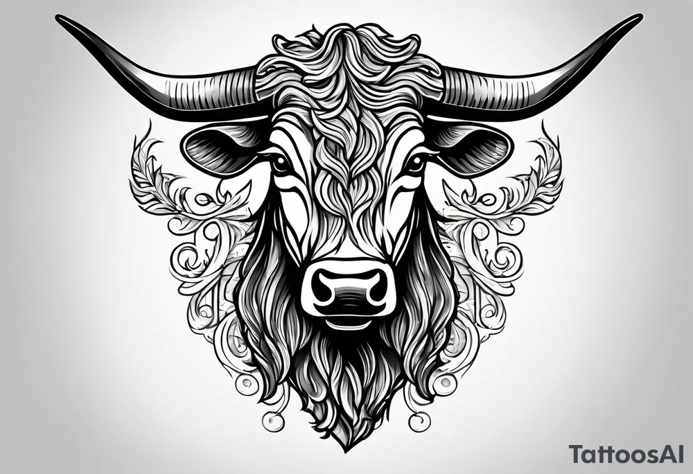 Hook em longhorns tattoo idea
