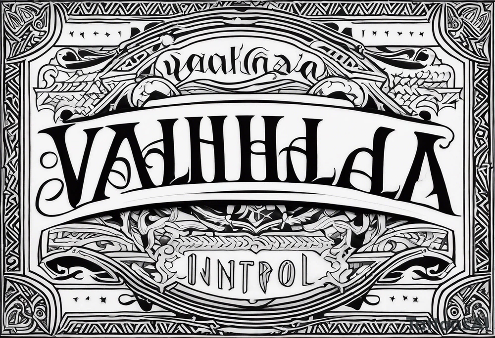 Valhalla tattoo idea