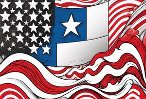 Puerto Rican flag tattoo idea