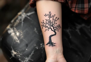 sakura tree tattoo idea
