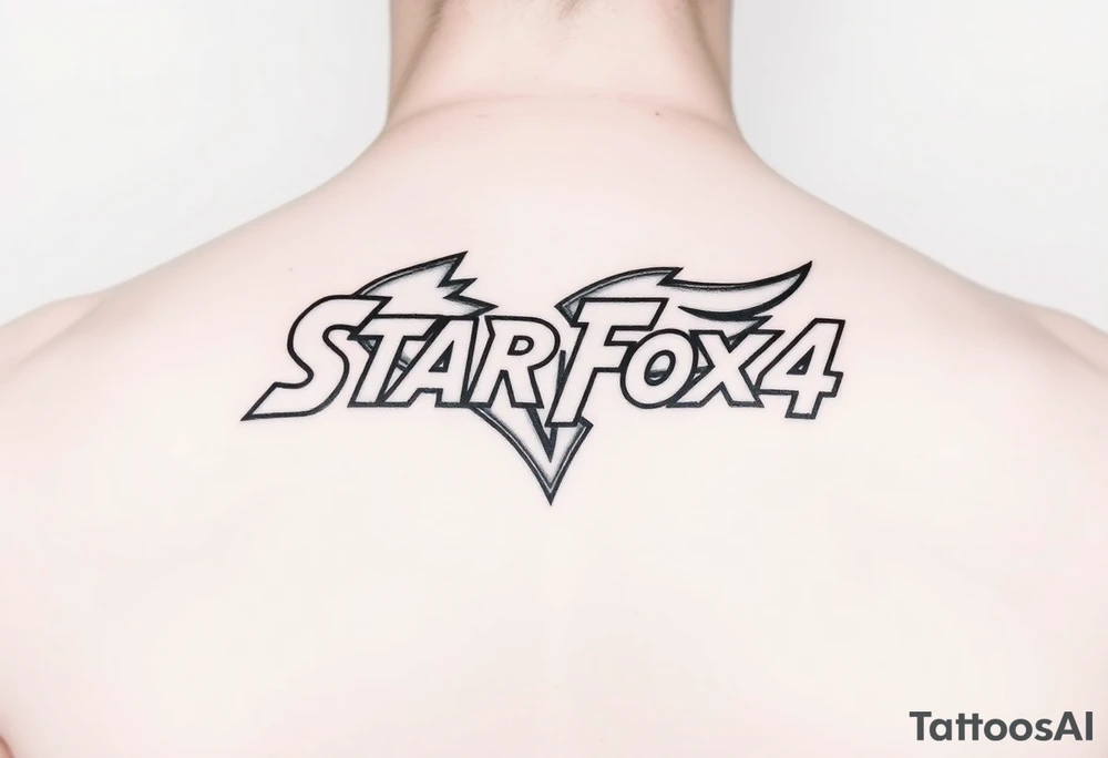 Star Fox 64 logo tattoo idea
