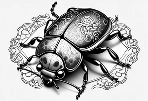 beetle
love
lady bug tattoo idea