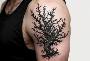 Breadfruit tree tattoo idea