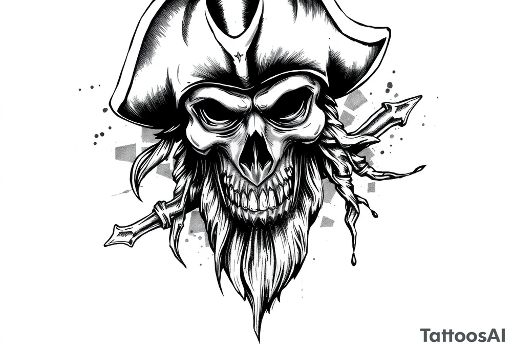 pirate theme tattoo idea