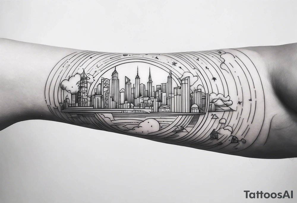 cybersigilism forearm sleeve tattoo idea