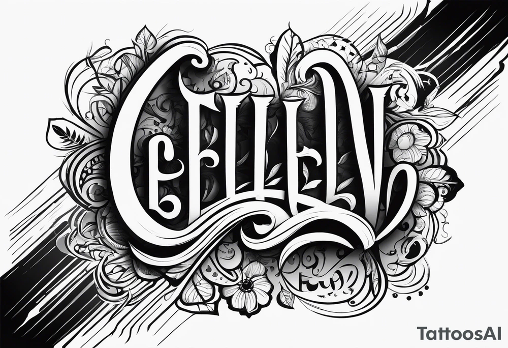 Cez bolesť tattoo idea