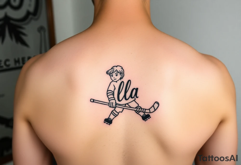 Ella hockey tattoo idea