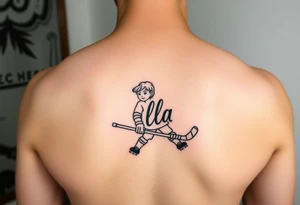 Ella hockey tattoo idea