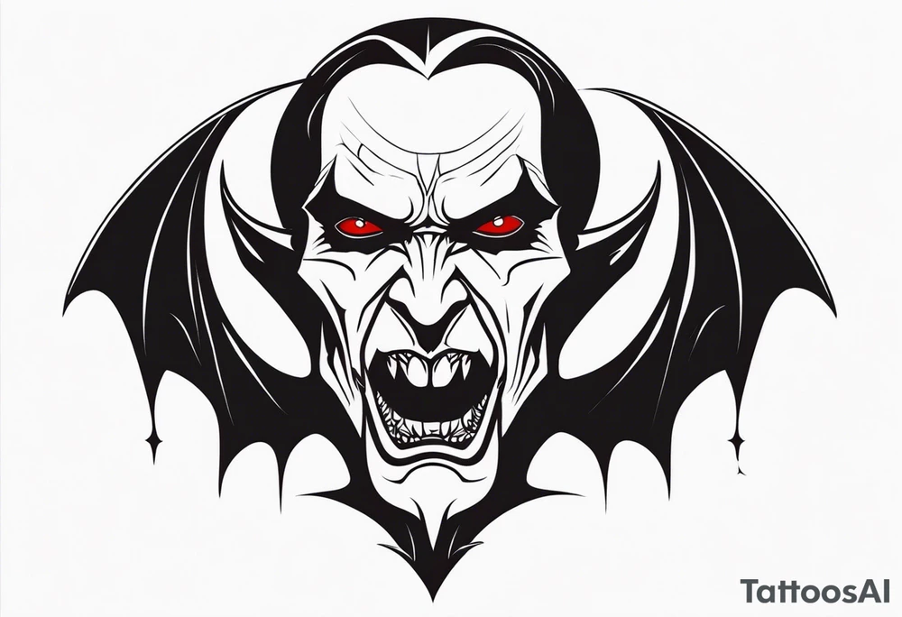 Vampire tattoo design tattoo idea