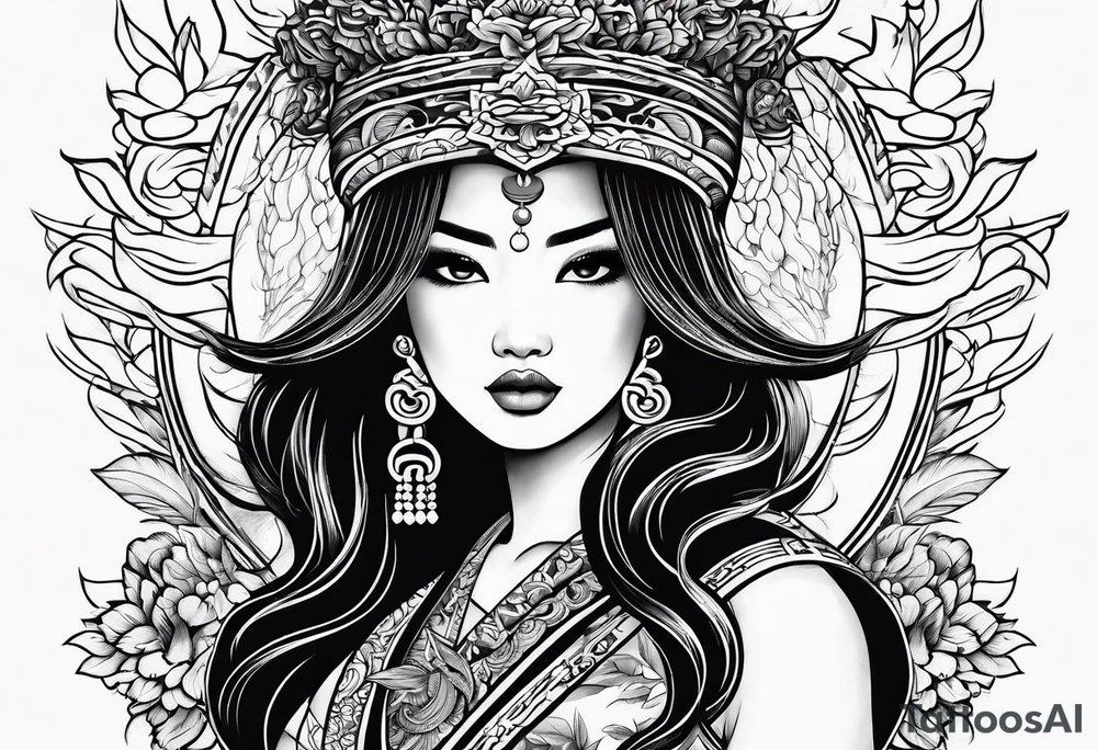 Traditional Vietnamese tattoo idea