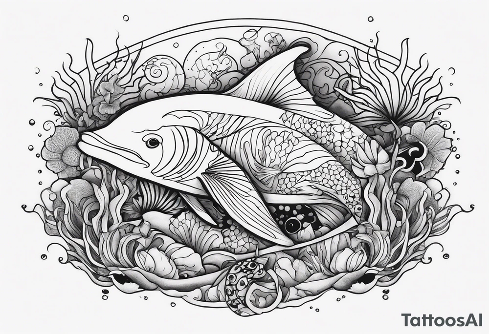 sea life tattoo idea