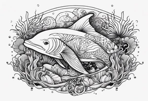 sea life tattoo idea