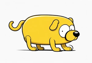 jake the dog from adventure time tattoo idea