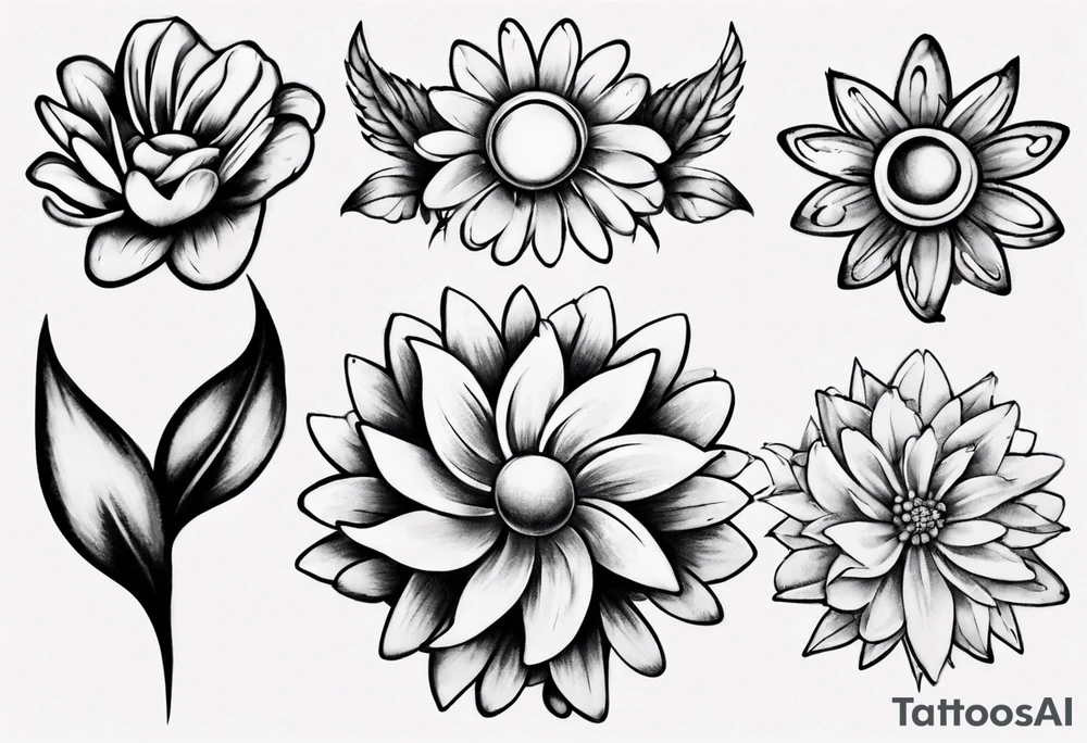 Steel Daisy tatoo tattoo idea