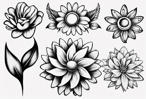 Steel Daisy tatoo tattoo idea