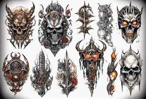 heathen full sleeve tattoo idea