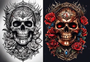 arcane blood magic tattoo idea